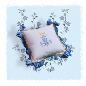 Poduszka procesyjna, maryjna na Boże Ciało - PO 002