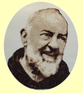 Ornat z wizerunkiem św. Ojca Pio ( O - 129 )