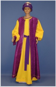 Strój króla Melchiora na jasełka dla chłopca.