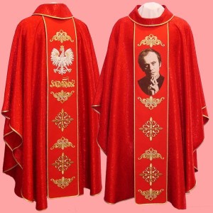 Ornat z Bł. Ks. Jerzym Popiełuszko.