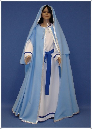Strój Maryi na jasełka.