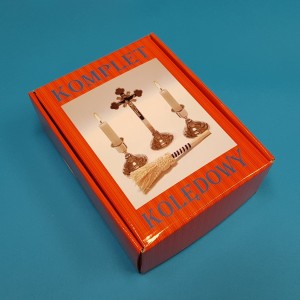 Zestaw kolędowy - złoty.