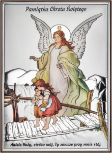 Obrazek Anioł na kładce / KOLOROWY 