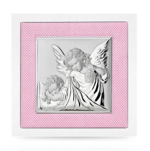 Obrazek Aniołek z latarenką na jasnym drzewie