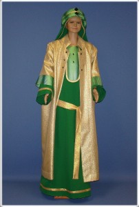 Strój króla Baltazara na jasełka dla chłopca.